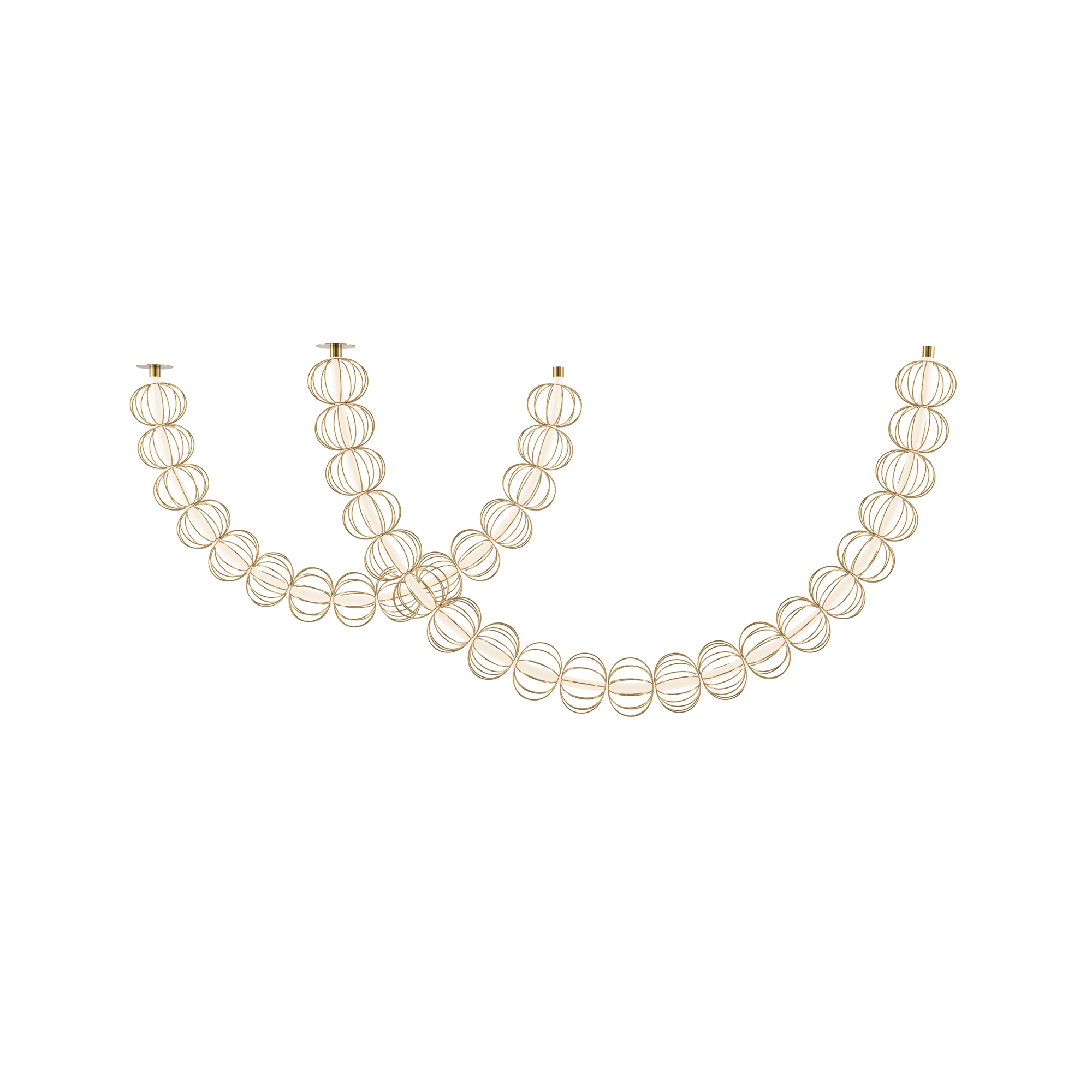 Подвесной светильник Золотая клетка / Golden Cage 3000К 117Вт Подвесной светильник Maytoni MOD216PL-L42G3K