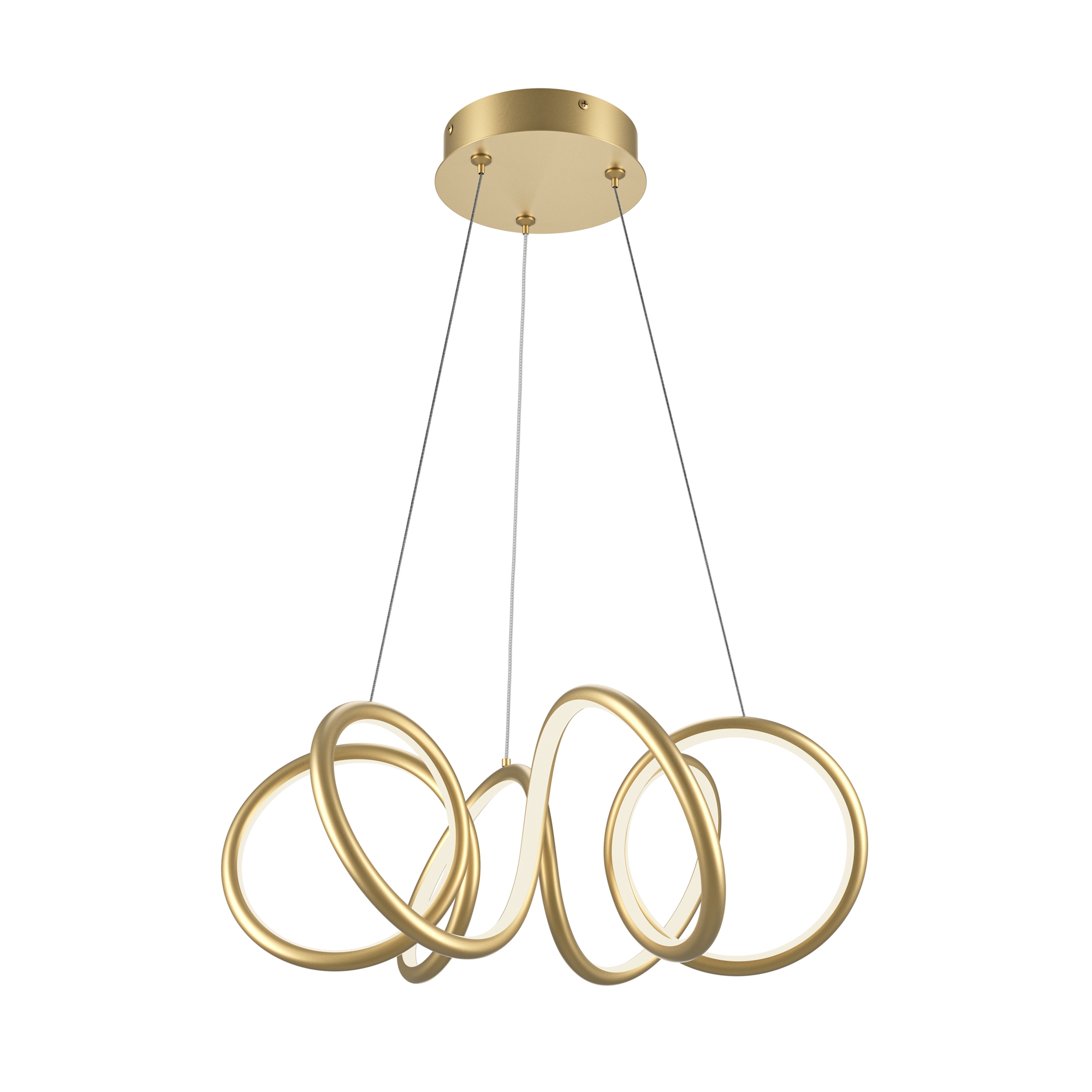 Подвесной светильник Изгиб / Curve 2600-3500К 52Вт Подвесной светильник Maytoni MOD241PL-L60BSK