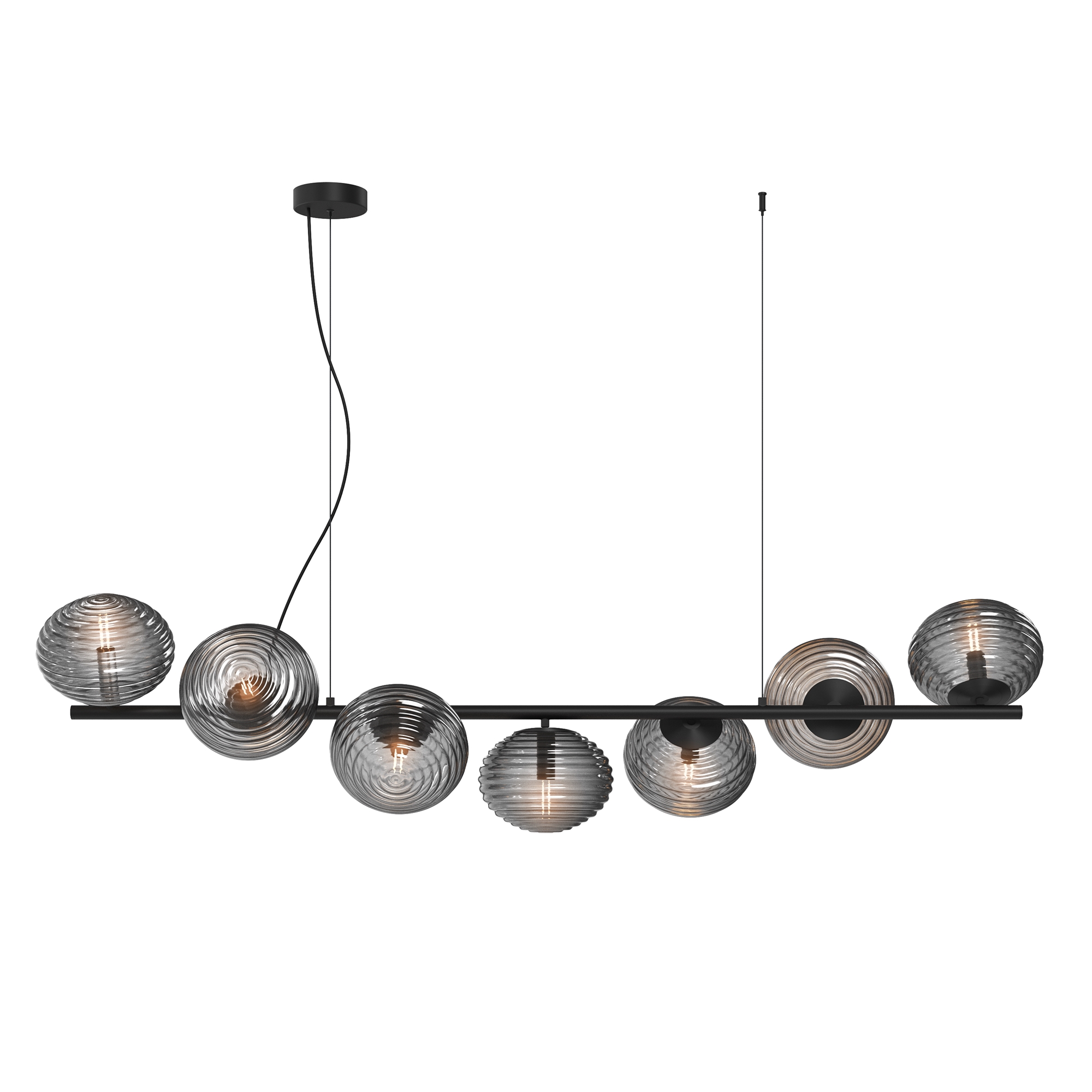 Подвесной светильник Рилс / Reels E14х7 Подвесной светильник Maytoni MOD268PL-07B