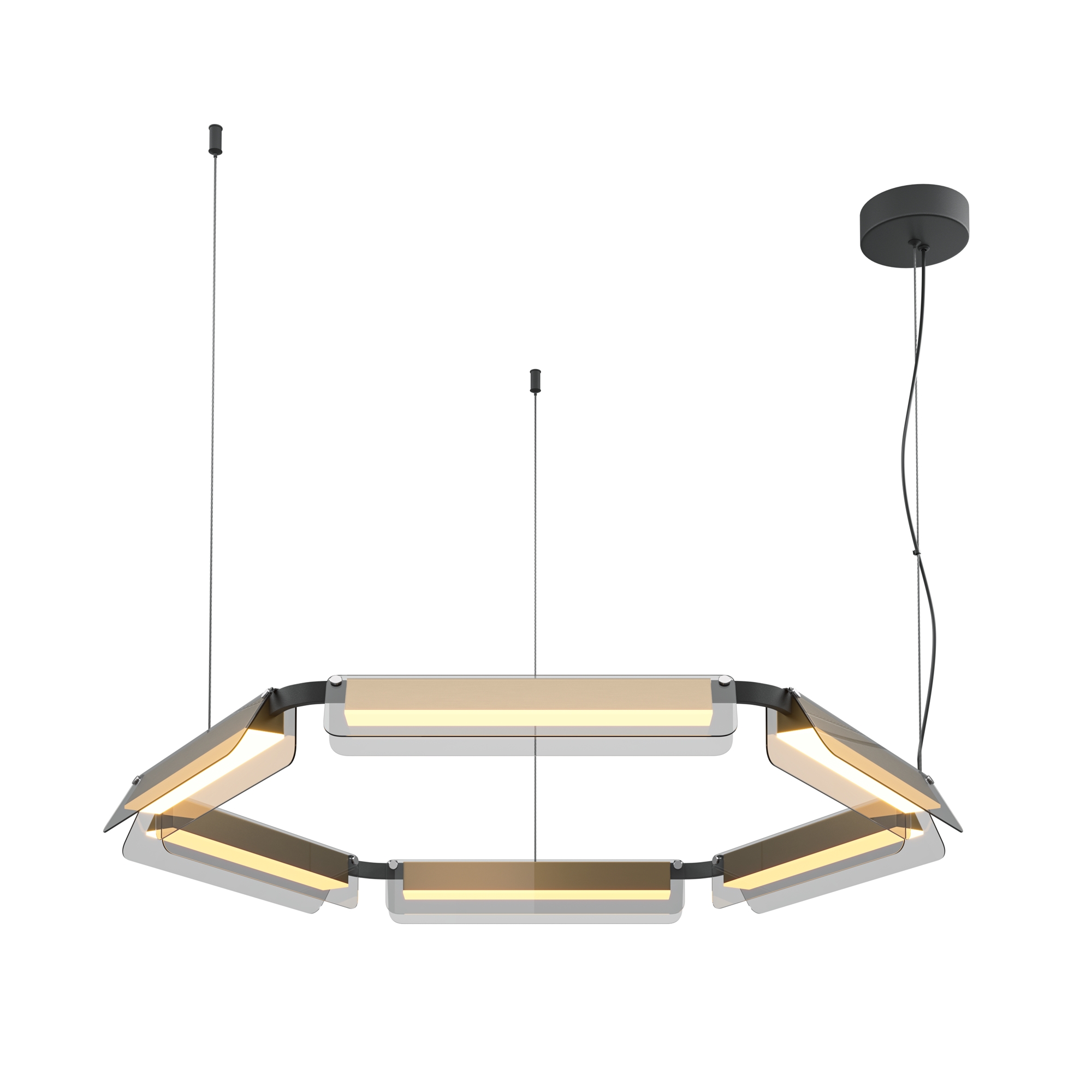 Подвесной светильник Плоскость / Flat 3000К 60Вт Подвесной светильник Maytoni MOD296PL-L60BS3K