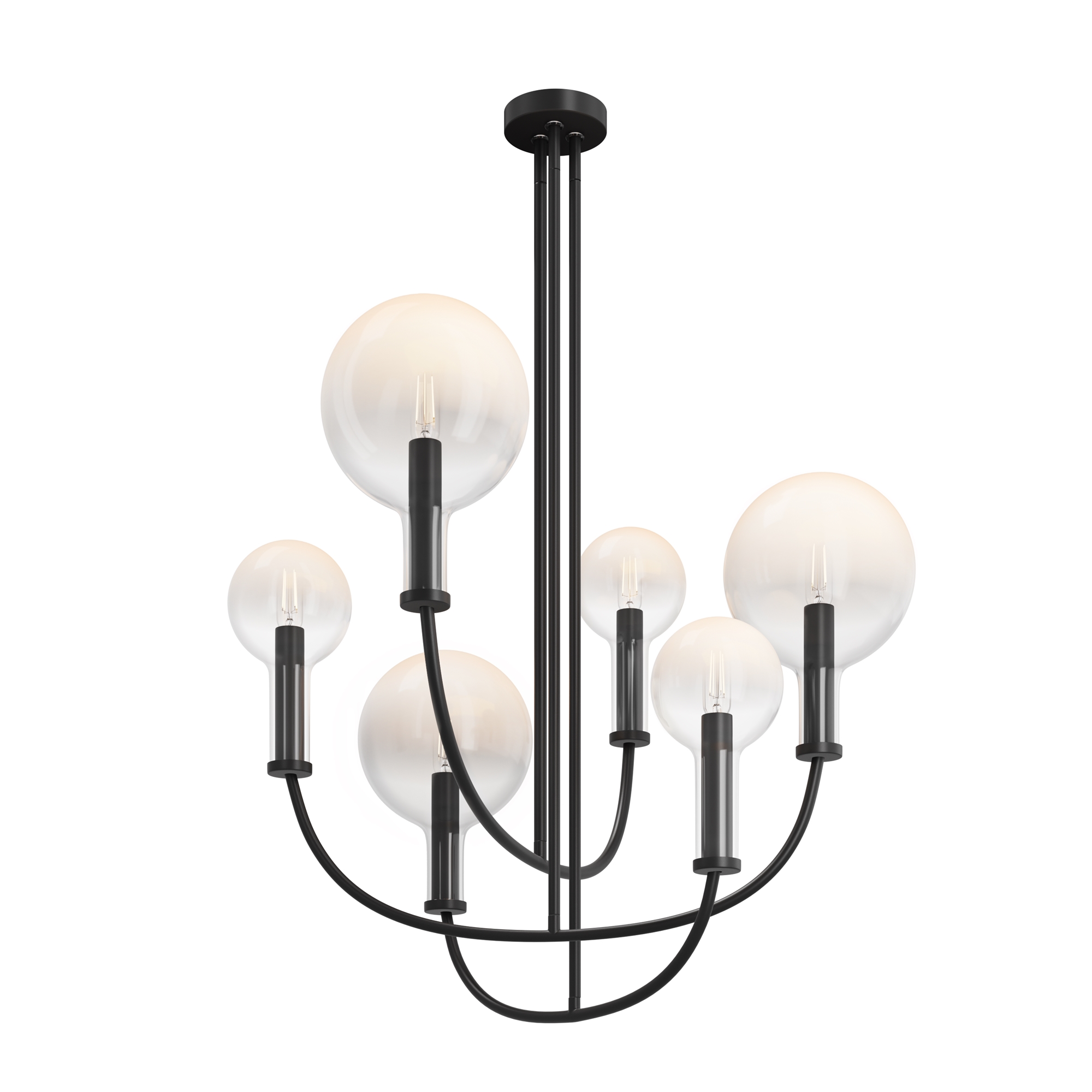 Подвесной светильник Статус / Status E14х6 Подвесной светильник Maytoni MOD333PL-06B