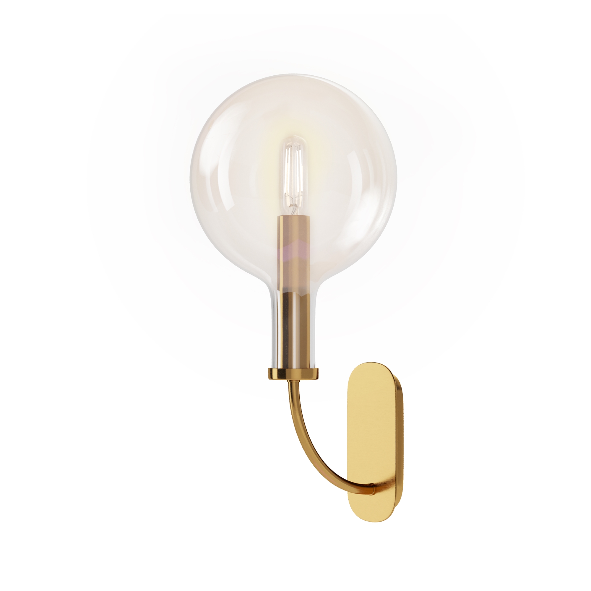 Настенный светильник (бра) Статус / Status E14х1 Настенный светильник (бра) Maytoni MOD333WL-01BS