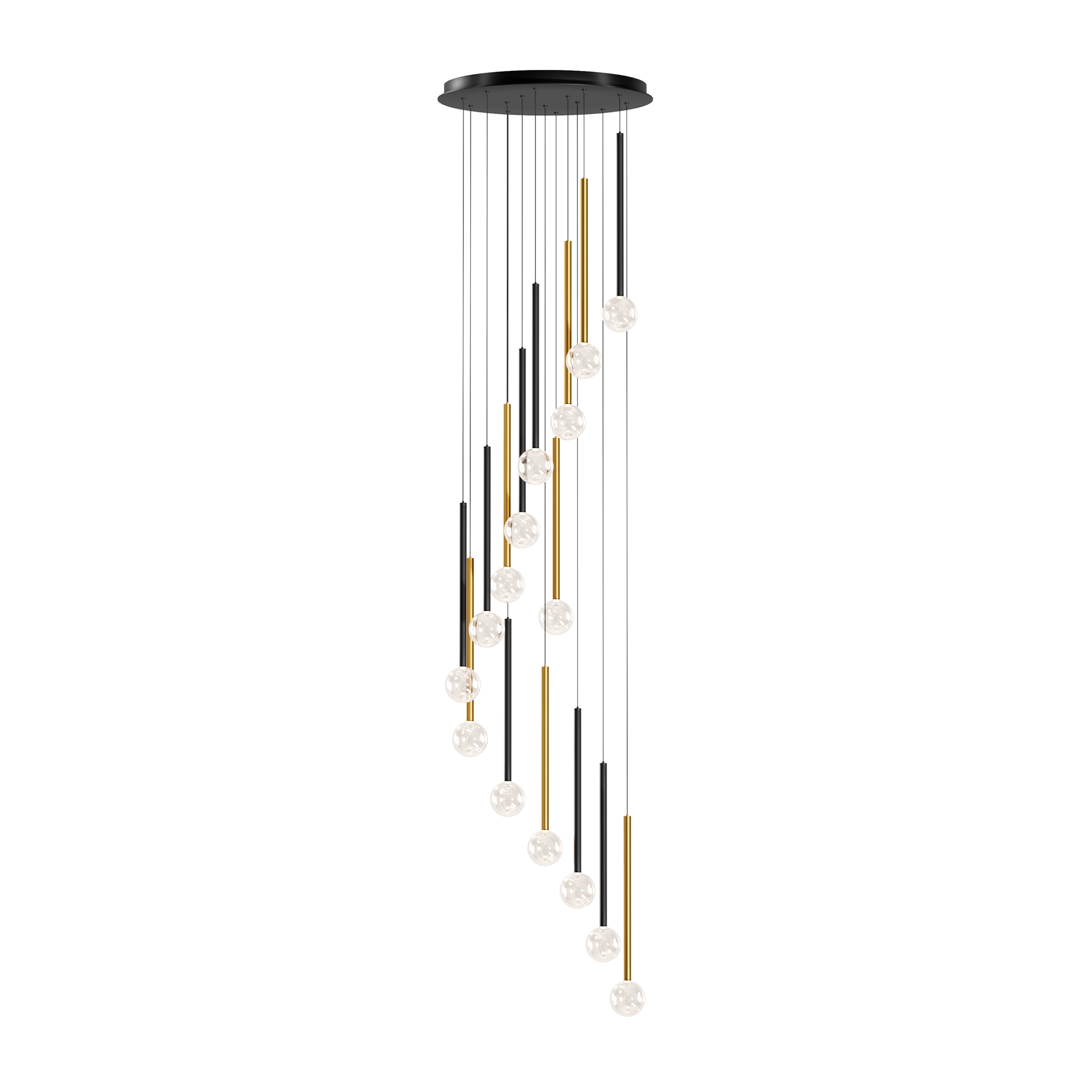 Подвесной светильник Воздушная мечта / Bubble dream 3000К 51Вт Подвесной светильник Maytoni MOD383PL-L40BBS3K