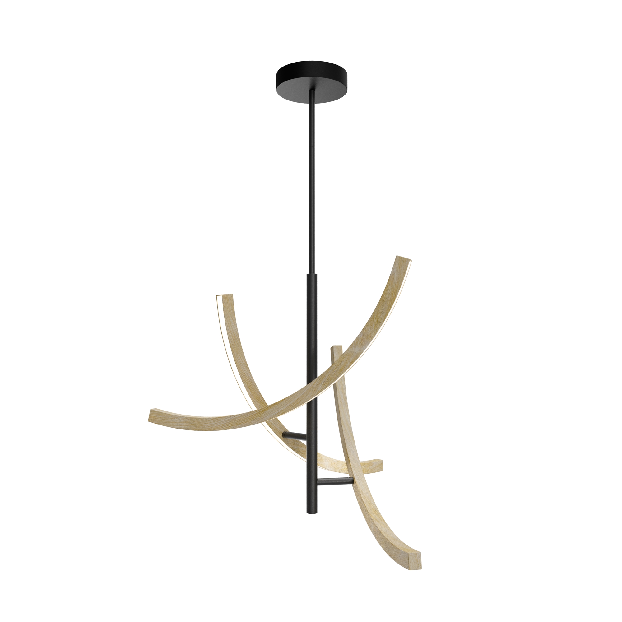 Подвесной светильник Ваби / Wabi 2700-4000К 31Вт Подвесной светильник Maytoni MOD428PL-L27BK