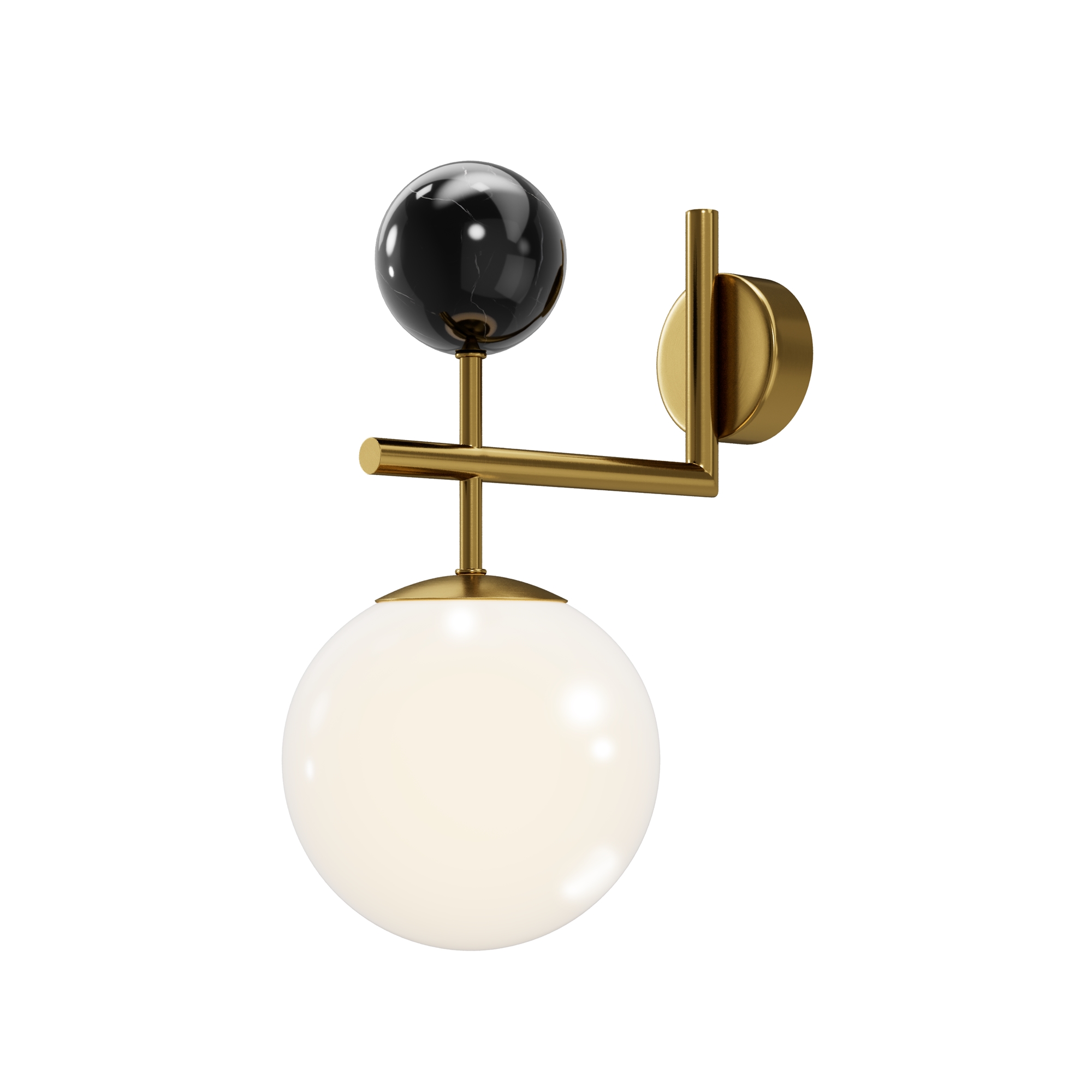 Настенный светильник (бра) Музео / Museo G9х1 Настенный светильник (бра) Maytoni MOD436WL-01BS