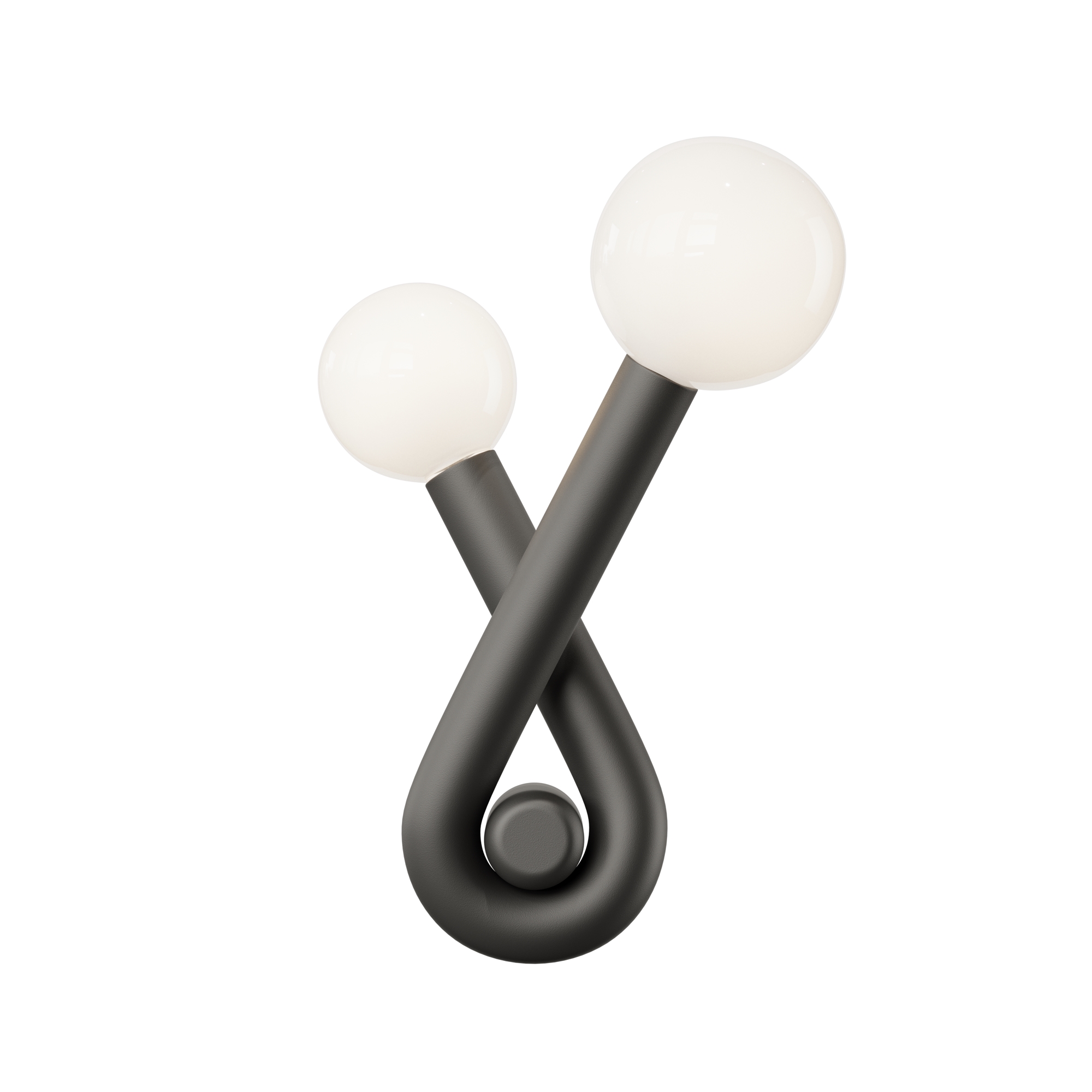 Настенный светильник (бра) Вихрь / Vortex G9х2 Настенный светильник (бра) Maytoni MOD476WL-02B