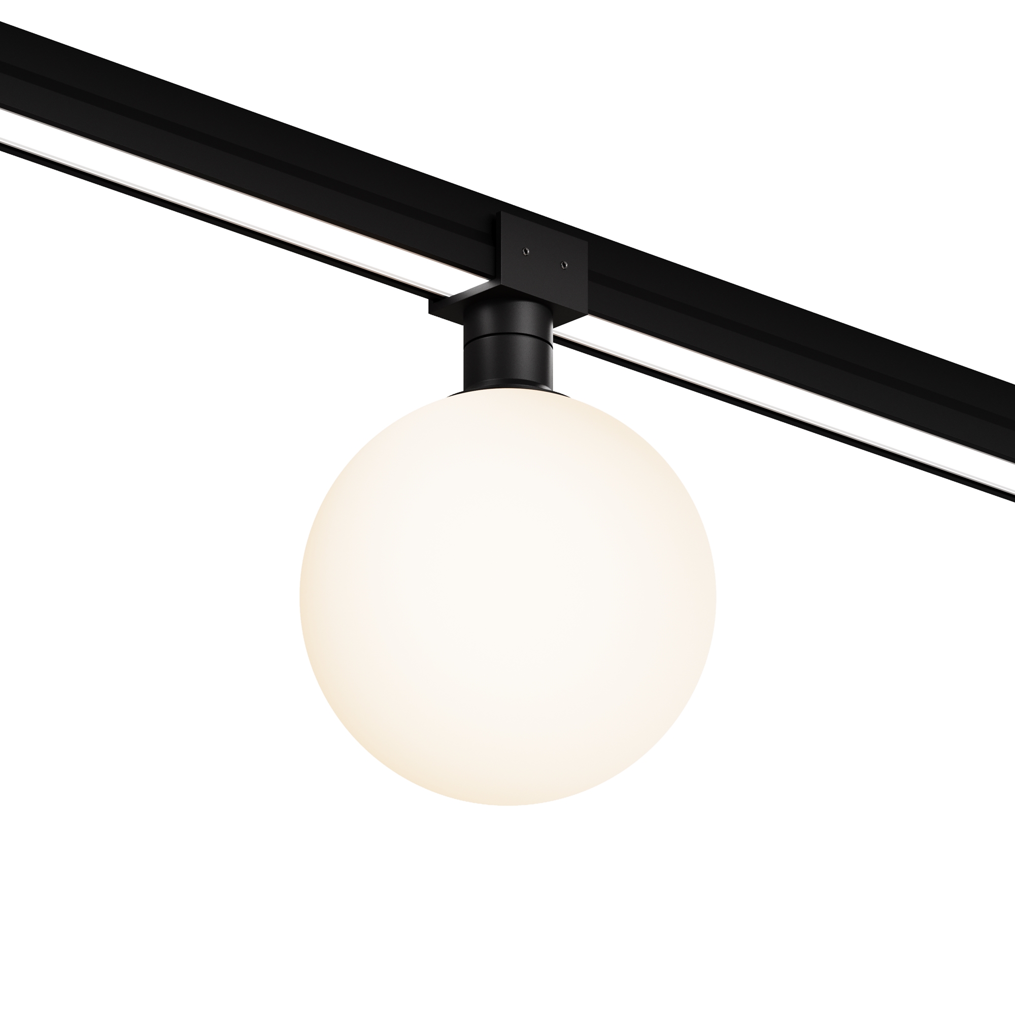 Уличный трековый светильник Луна / Luna Elasity IP 3000К 9Вт 120° черный Уличный трековый светильник Outdoor O-TR01-1-S-9WB3K