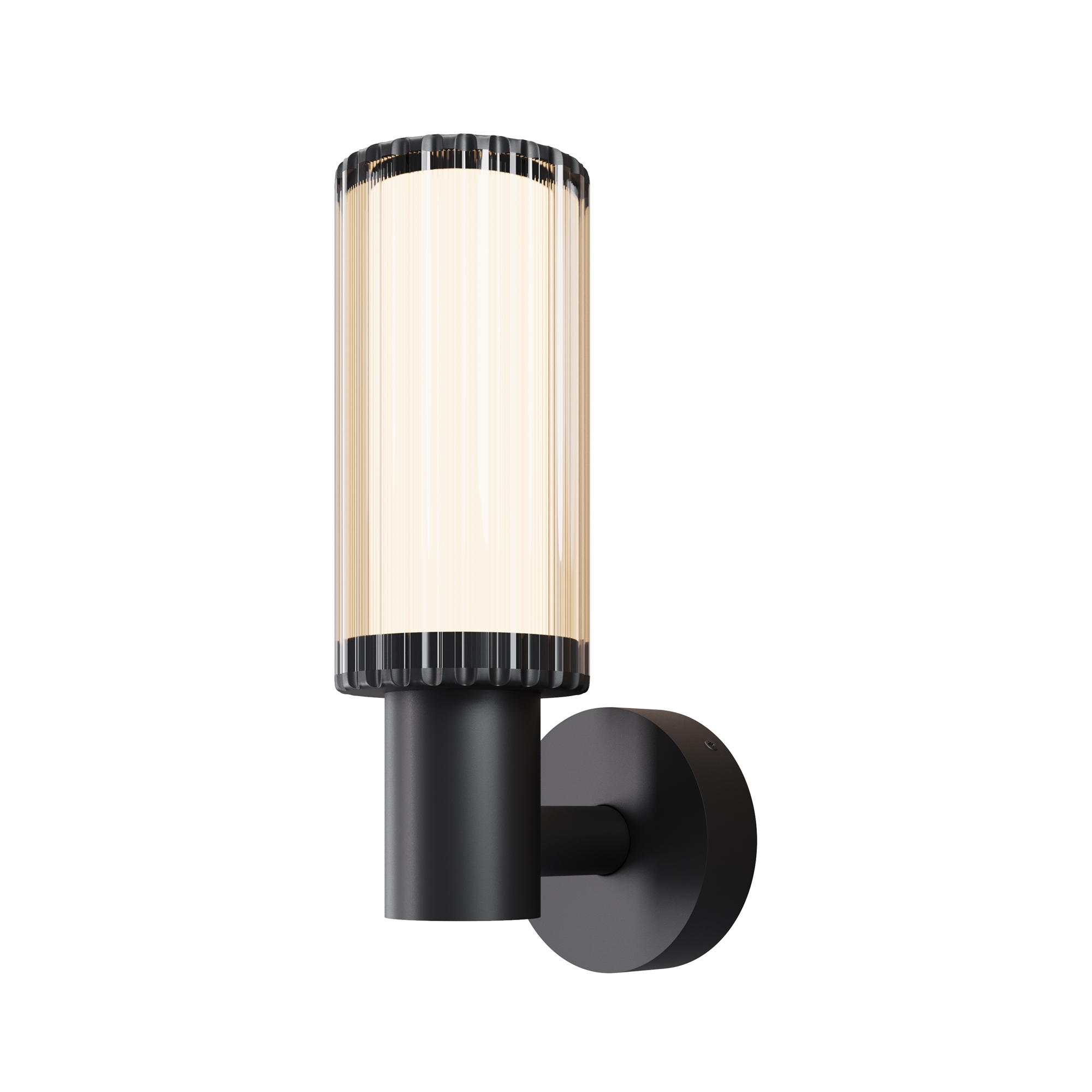 Настенный светильник Рубчик / Rib E27x1 23Вт IP 65 Уличный настенный светильник Outdoor O502WL-01B