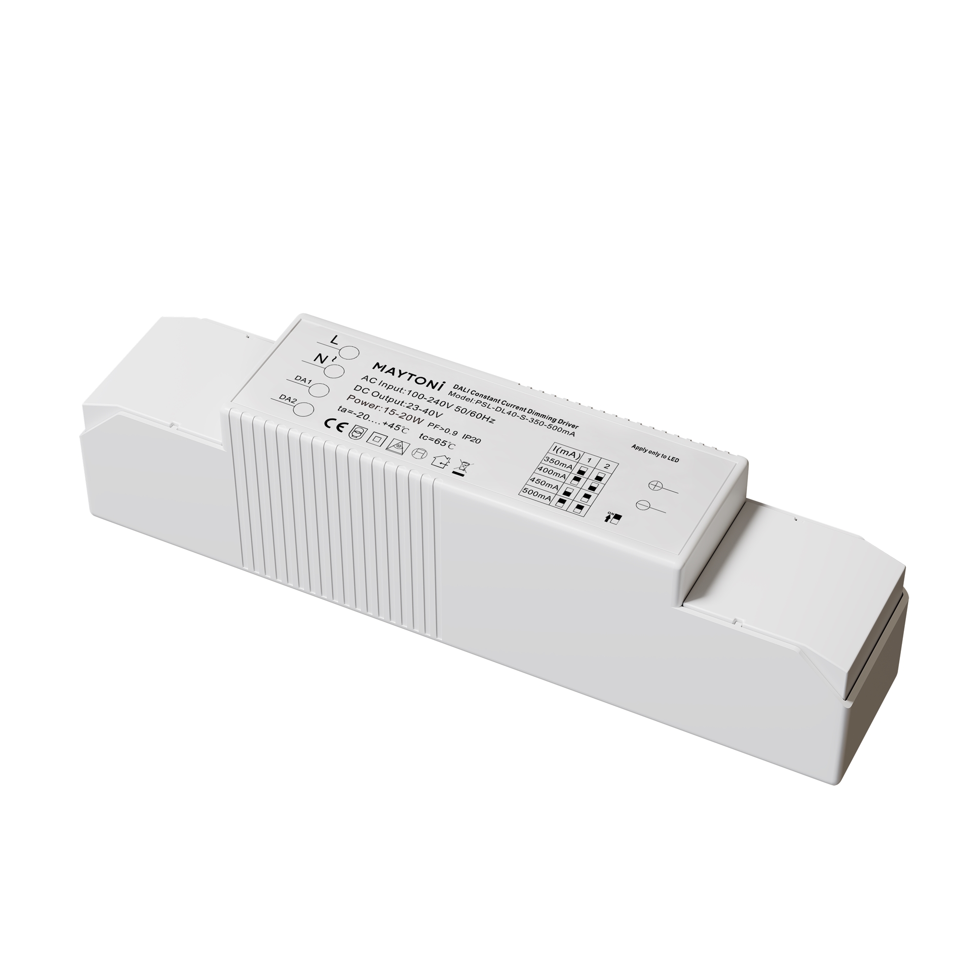 Источник питания DALI DT6 15-20Вт IP20 Источник тока Lighting control PSL-DL40-S-350-500mA