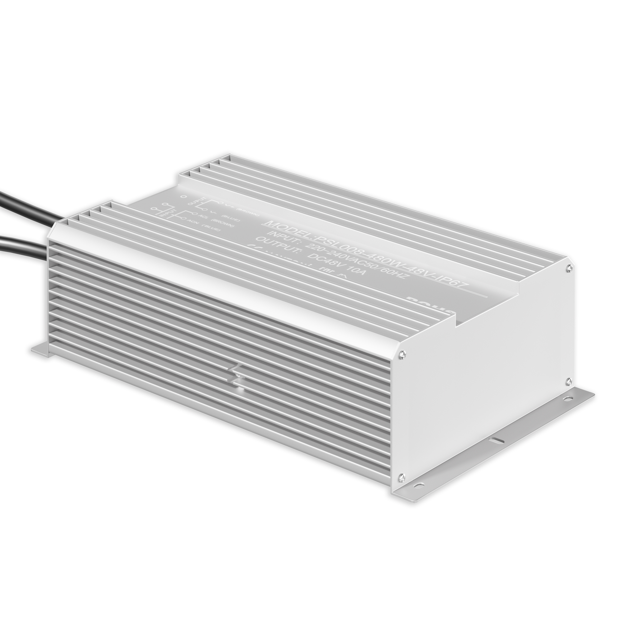 Источник напряжения 48В 480Вт IP67 PSL008 Источник напряжения Technical PSL008-480W-48V-IP67