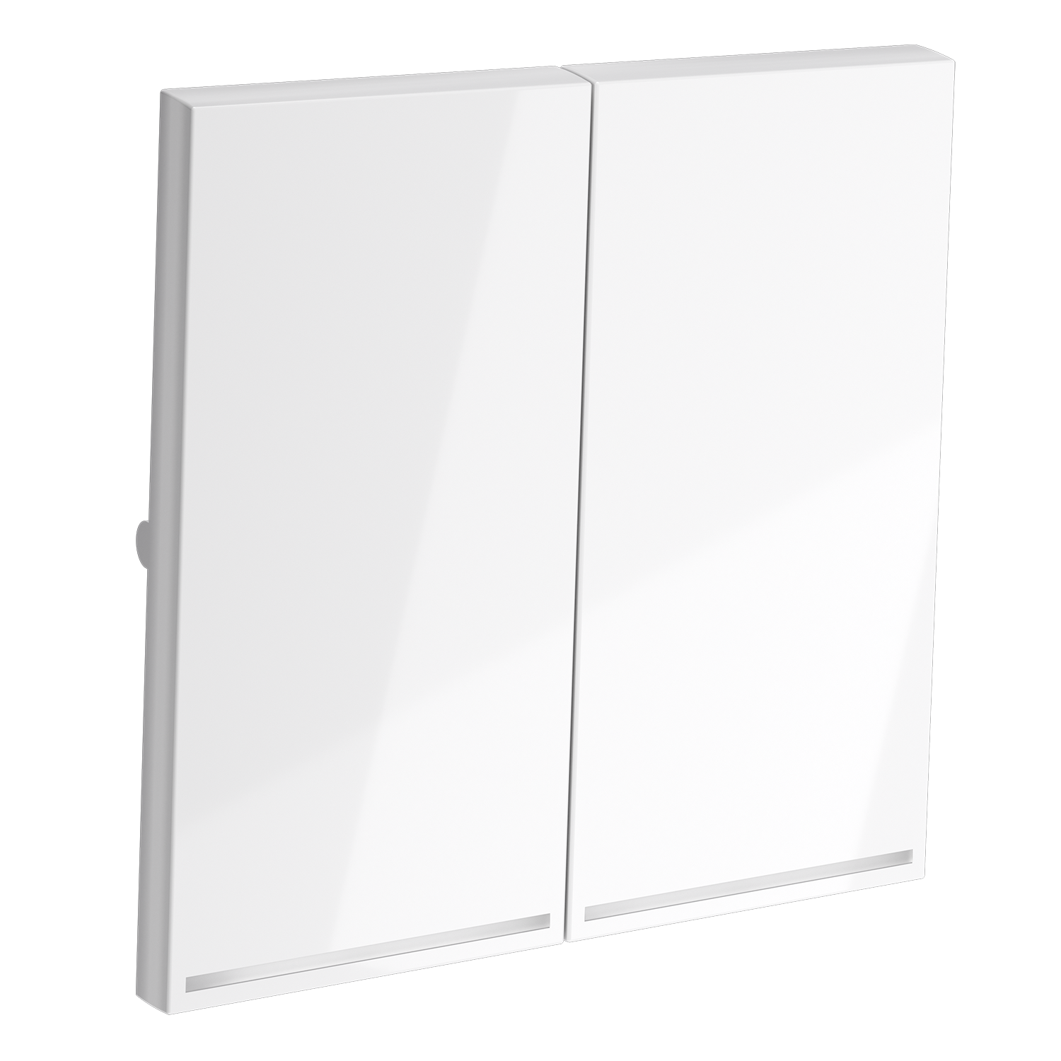 Клавиши для выключателя/переключателя двухклавишного с подсветкой