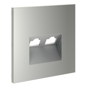 Накладка для розетки компьютерной двойной RJ45+RJ45 кат.6