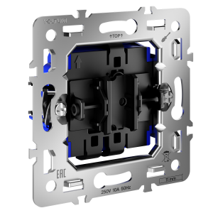 Механизм проходного переключателя одноклавишного 10А