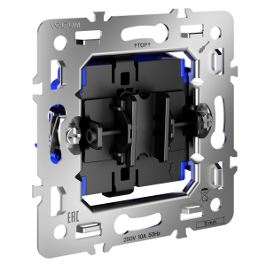Механизм выключателя с самовозвратом одноклавишного 10А