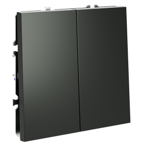 Перекрестный переключатель встраиваемый VOLTUM S70 двухклавишный 10А