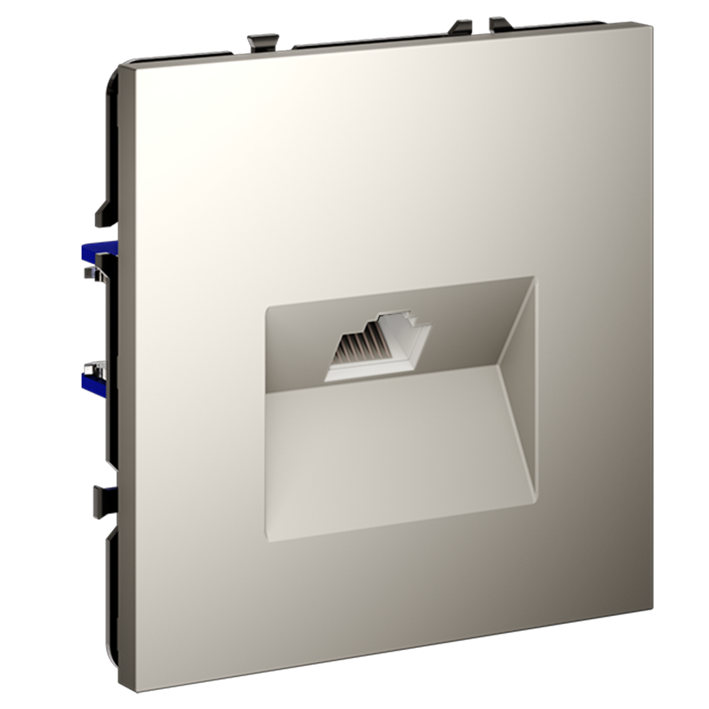 Розетка компьютерная встраиваемая VOLTUM S70 RJ45 кат.6