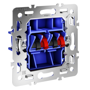 Механизм розетки акустической 4-местной