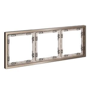 Рамка металлическая на 3 поста