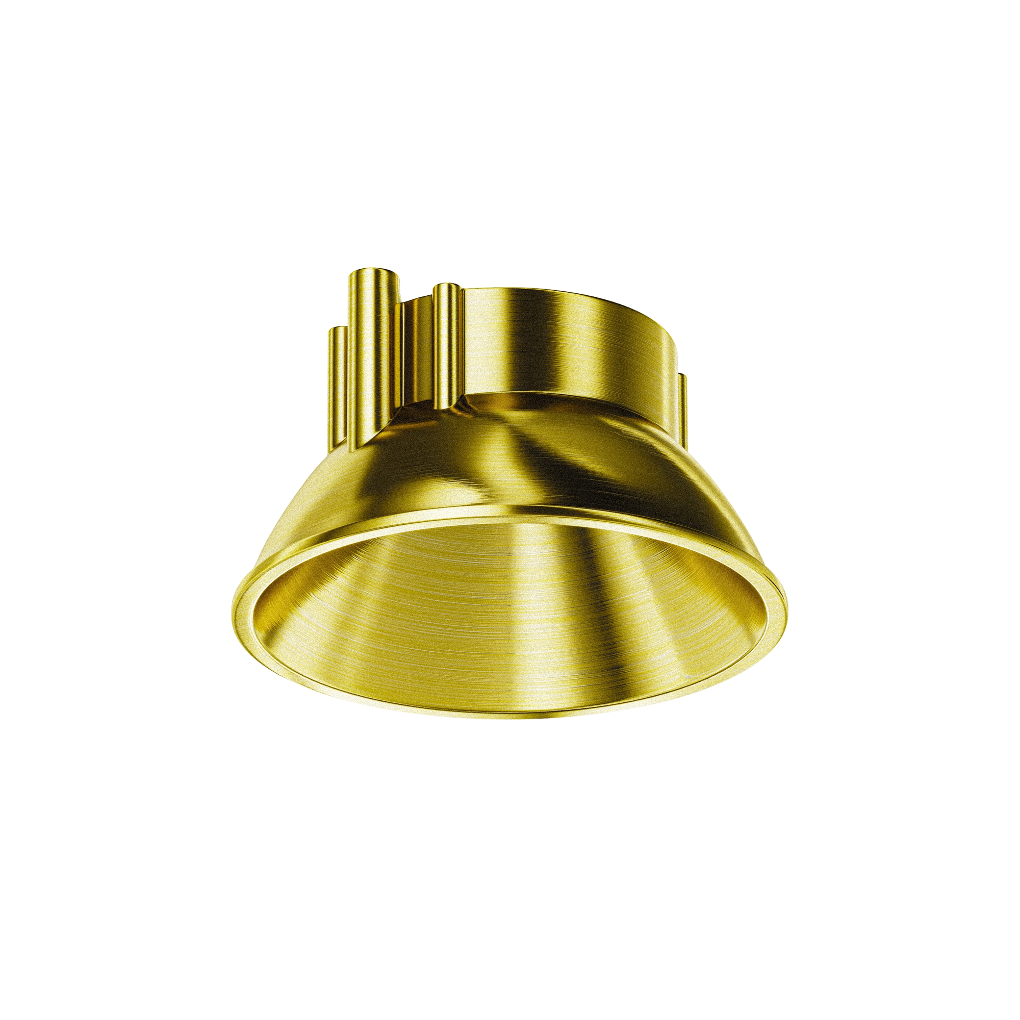 Декоративная рамка-отражатель для светильников серии  Альфа / Alfa LED латунь Аксессуары честный знак Technical Ring8-10W-RD-BS