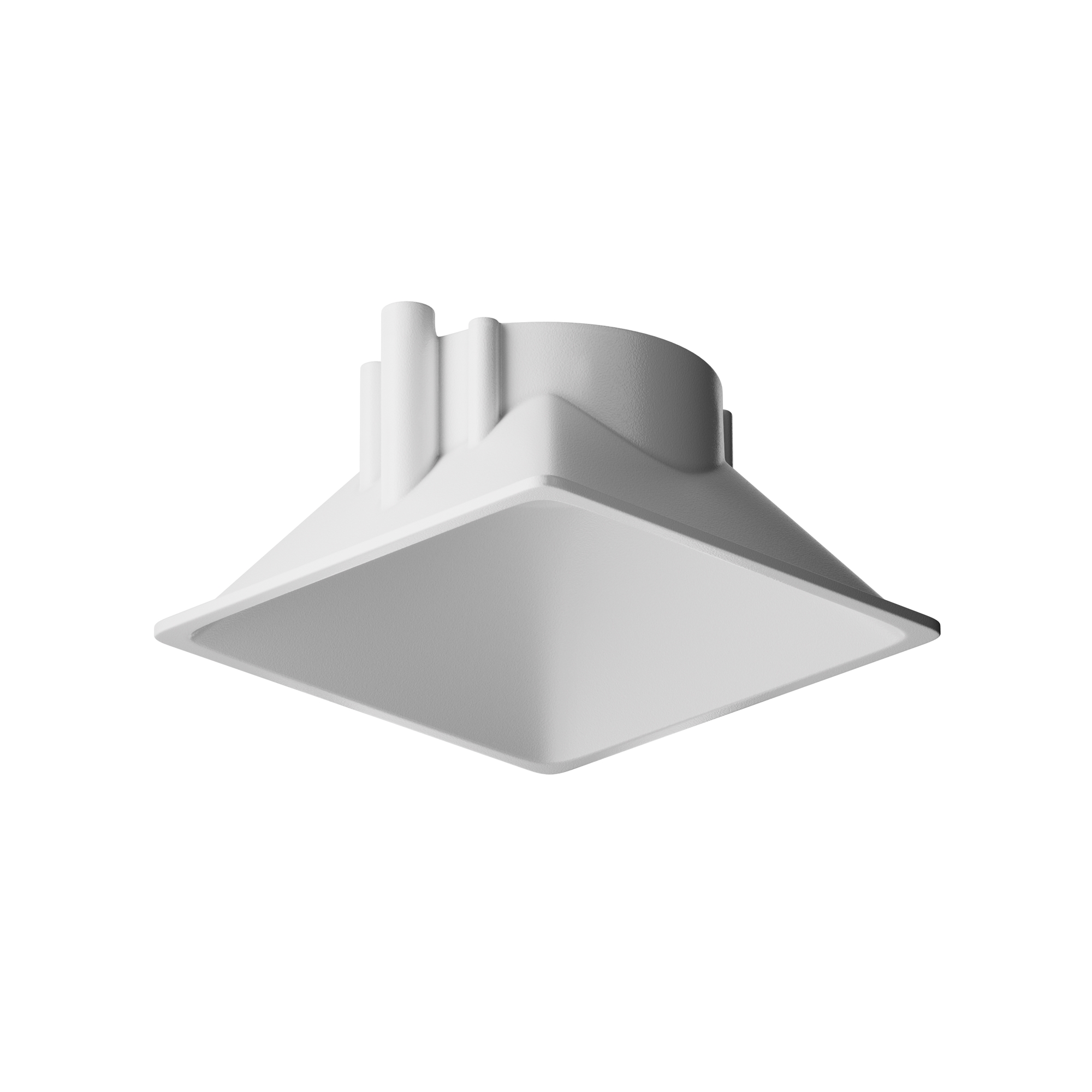 Декоративная рамка-отражатель для светильников серии  Альфа / Alfa LED белый Аксессуары честный знак Technical Ring8-10W-SQ-W