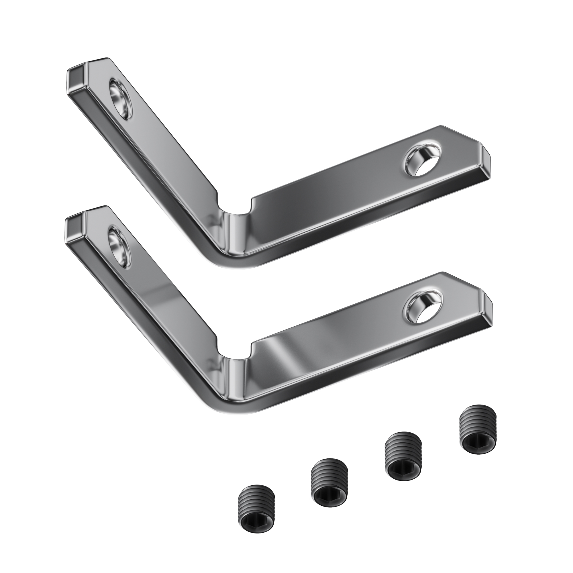 Комплект уголков вертикальных (2соединителя + 4 винта) для профиля Комплектующие для трековой системы Technical TRA034ICL-MP-1