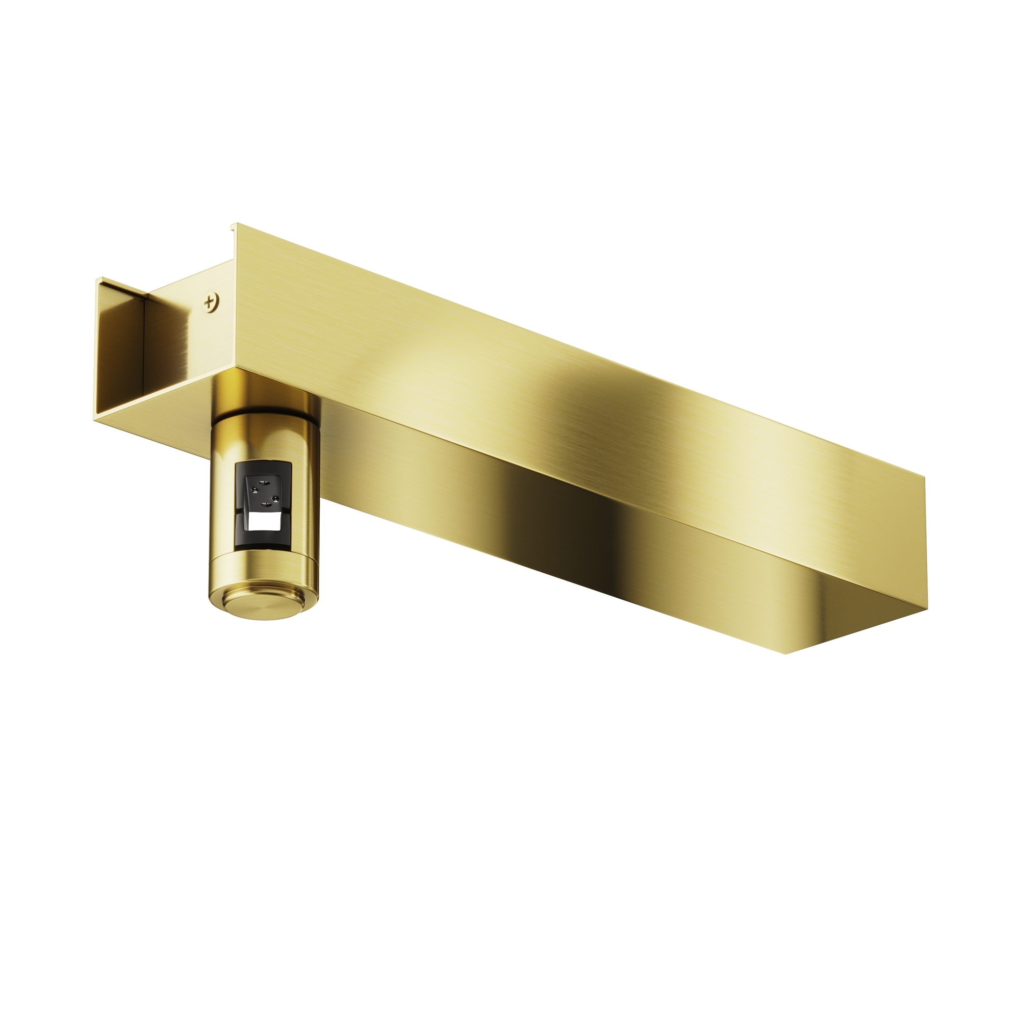 Основание настенное  Wall для блока питания с вводом питания Flarity латунь Комплектующие для систем освещения с токоведущими элементами Technical TRA155CW-BB-BS