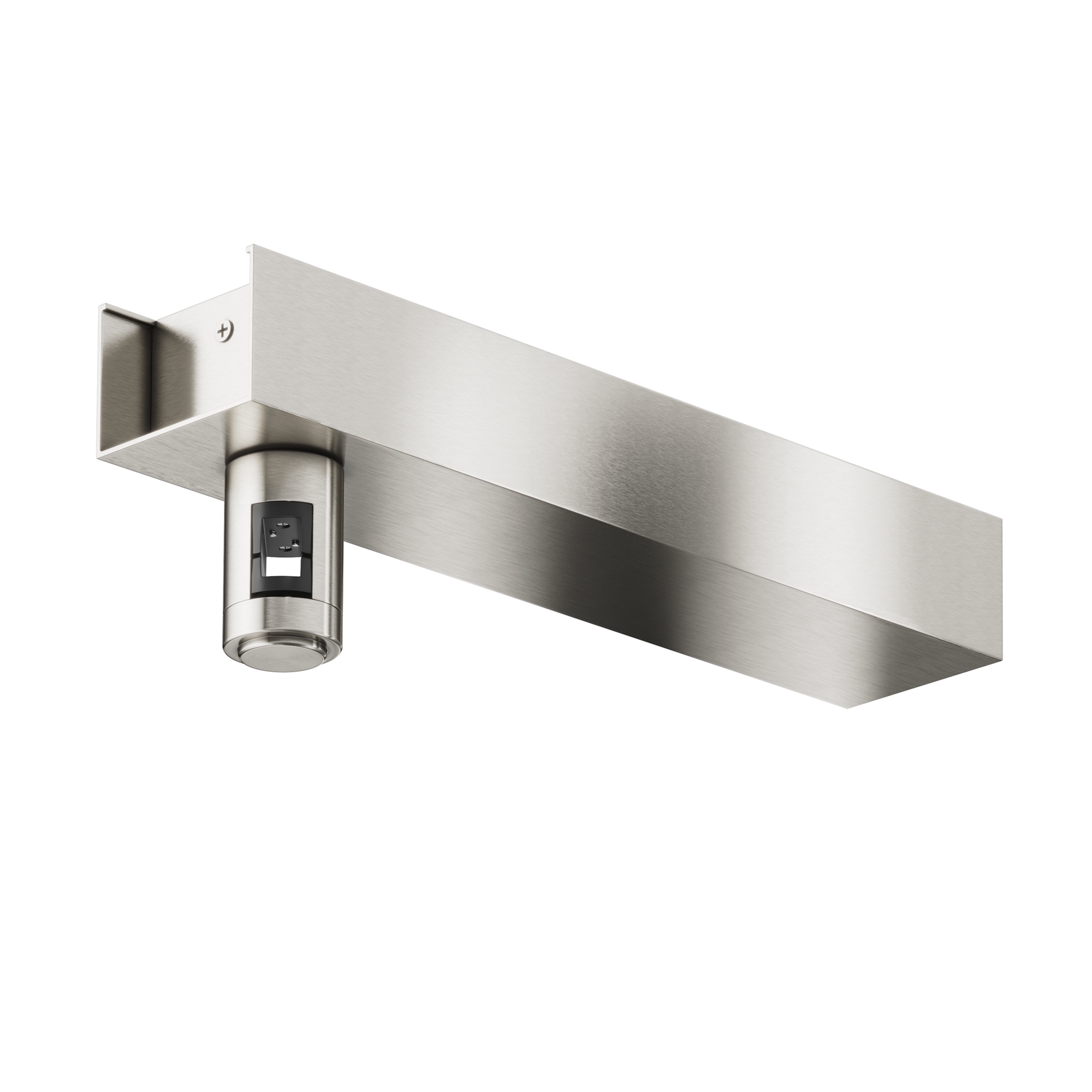 Основание настенное  Wall для блока питания с вводом питания Flarity платина Комплектующие для систем освещения с токоведущими элементами Technical TRA155CW-BB-PT