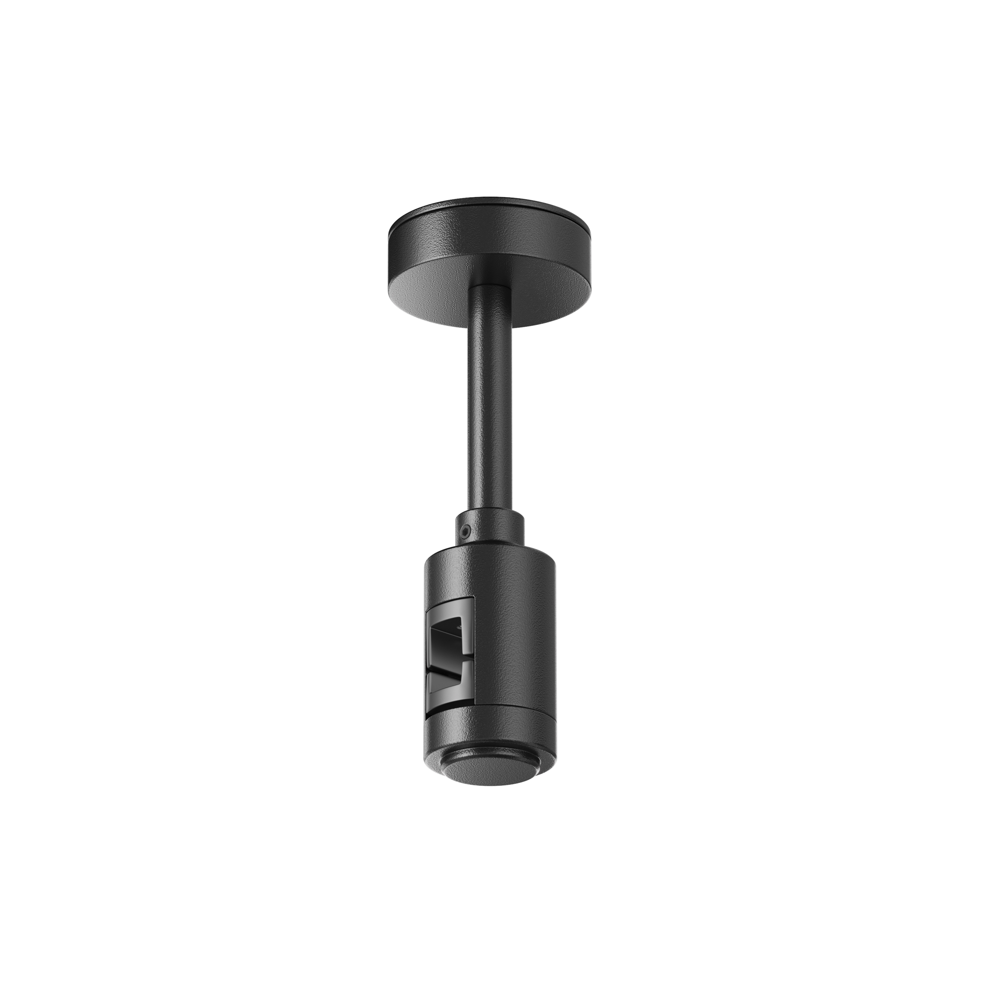 Крепление потолочное Short 78мм с вводом питания Flarity черный Комплектующие для систем освещения с токоведущими элементами Technical TRA156C-B1-B