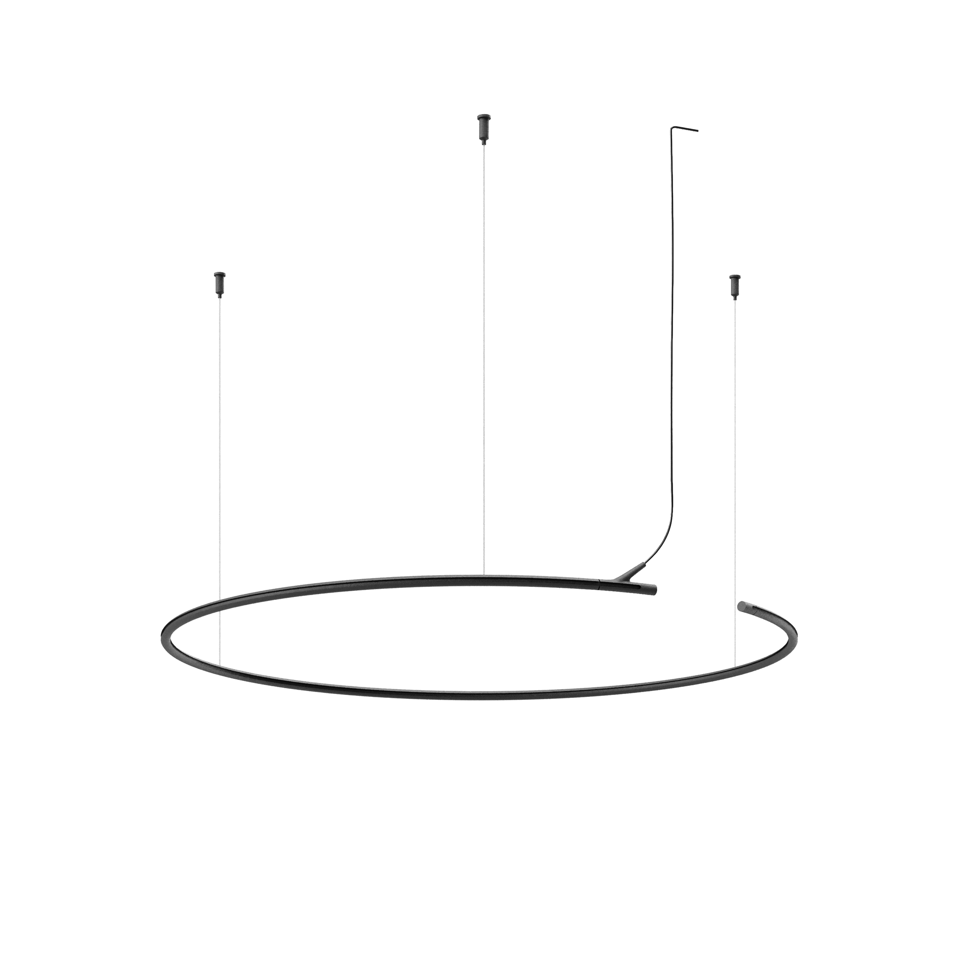 Шинопровод Arity подвесной круглый D800мм горизонтальный Шинопровод Technical TRX233-RH-D800-B