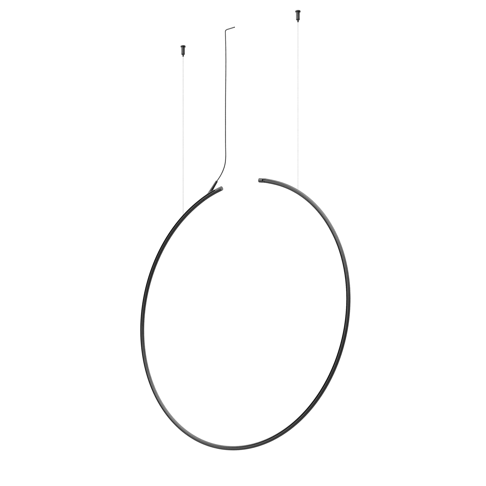 Шинопровод Arity подвесной круглый D800мм вертикальный Шинопровод Technical TRX233-RV-D800-B