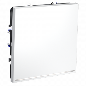 Проходной переключатель встраиваемый VOLTUM S70 одноклавишный с подсветкой 10А