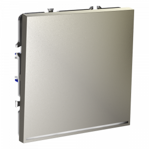 Проходной переключатель встраиваемый VOLTUM S70 одноклавишный с подсветкой 10А