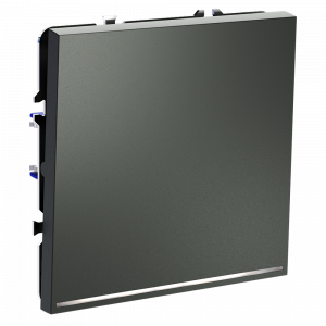 Проходной переключатель встраиваемый VOLTUM S70 одноклавишный с подсветкой 10А