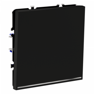 Проходной переключатель встраиваемый VOLTUM S70 одноклавишный с подсветкой 10А