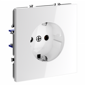 Розетка встраиваемая VOLTUM S70 с заземлением 16А