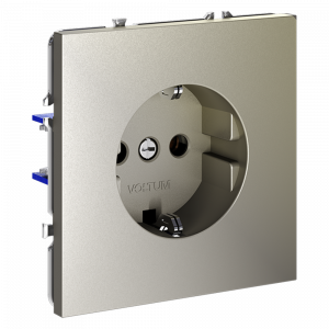 Розетка встраиваемая VOLTUM S70 с заземлением 16А