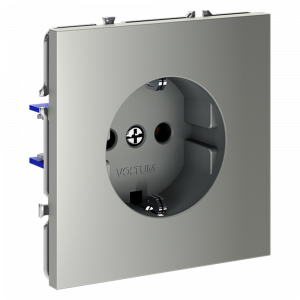 Розетка встраиваемая VOLTUM S70 с заземлением 16А