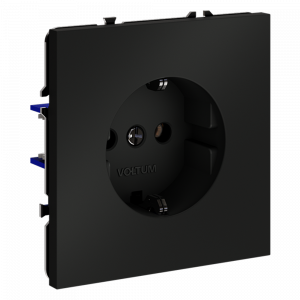 Розетка встраиваемая VOLTUM S70 с заземлением 16А