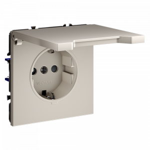 Розетка встраиваемая VOLTUM S70 с заземлением