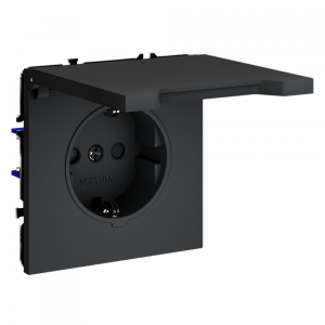 Розетка встраиваемая VOLTUM S70 с заземлением