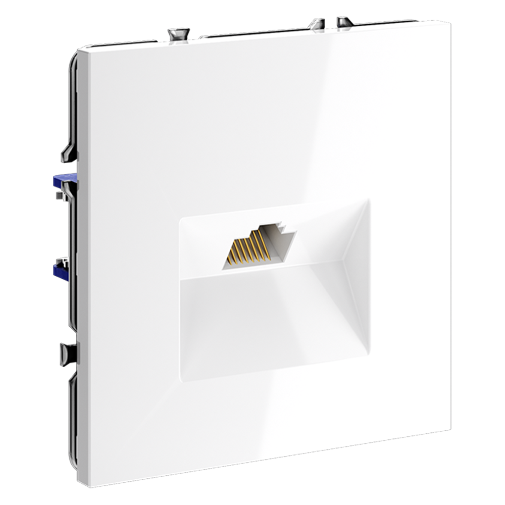 Розетка компьютерная встраиваемая VOLTUM S70 RJ45 кат.6