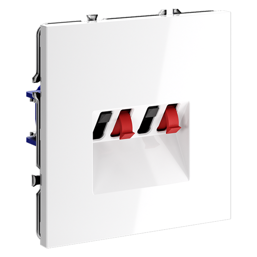 Розетка акустическая встраиваемая VOLTUM S70 4-местная