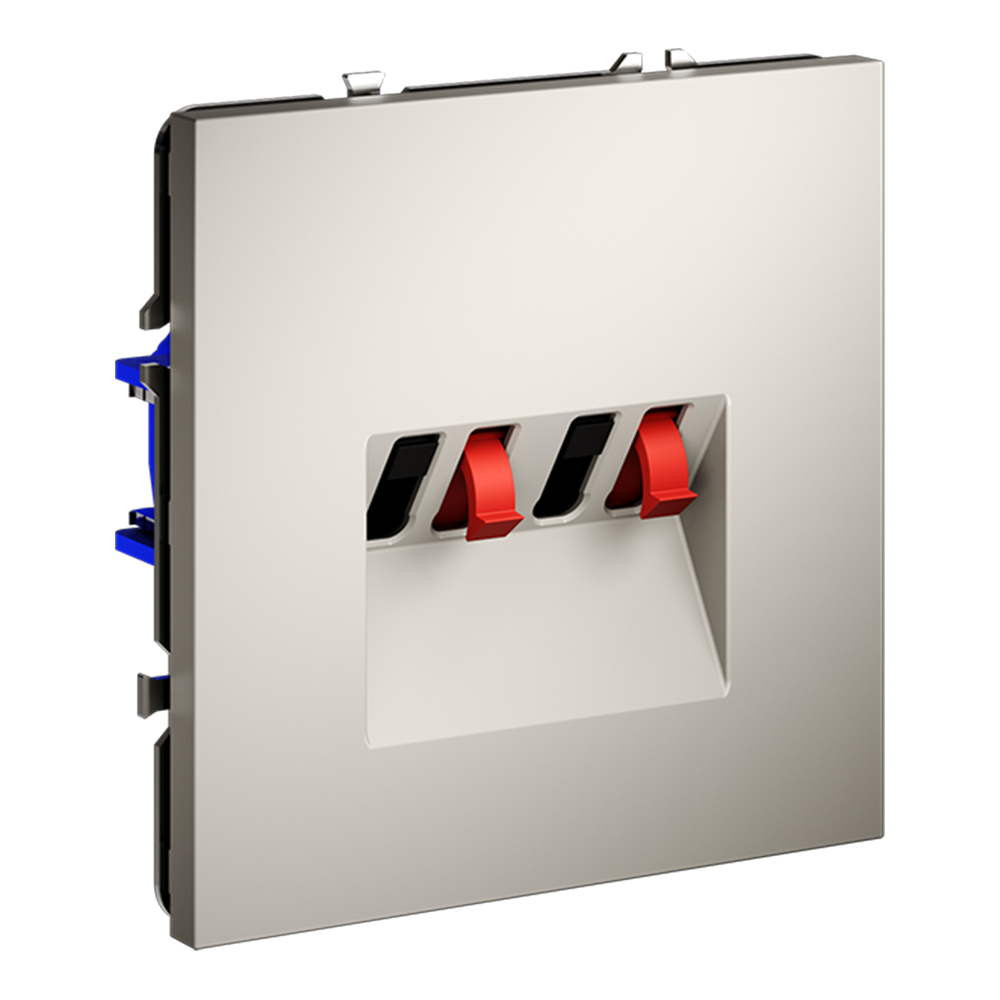 Розетка акустическая встраиваемая VOLTUM S70 4-местная