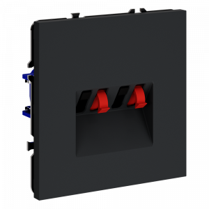 Розетка акустическая встраиваемая VOLTUM S70 4-местная