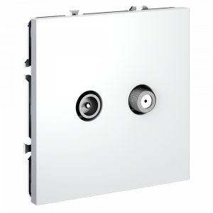 Розетка телевизионная встраиваемая VOLTUM S70 оконечная TV+SAT