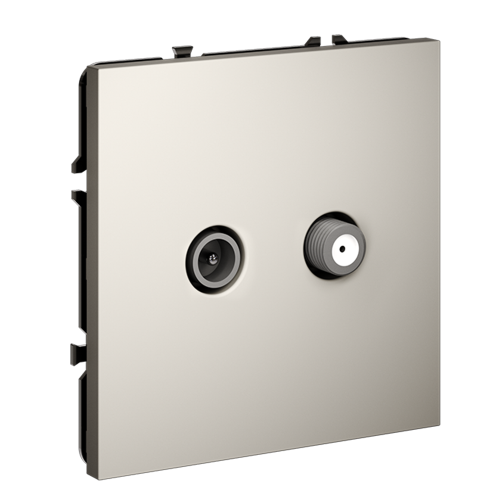 Розетка телевизионная встраиваемая VOLTUM S70 оконечная TV+SAT