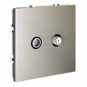 Розетка телевизионная встраиваемая VOLTUM S70 оконечная TV+SAT