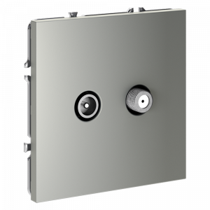 Розетка телевизионная встраиваемая VOLTUM S70 оконечная TV+SAT