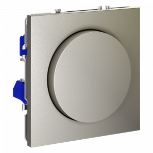 Светорегулятор встраиваемый VOLTUM S70 поворотно-нажимной 600 Вт