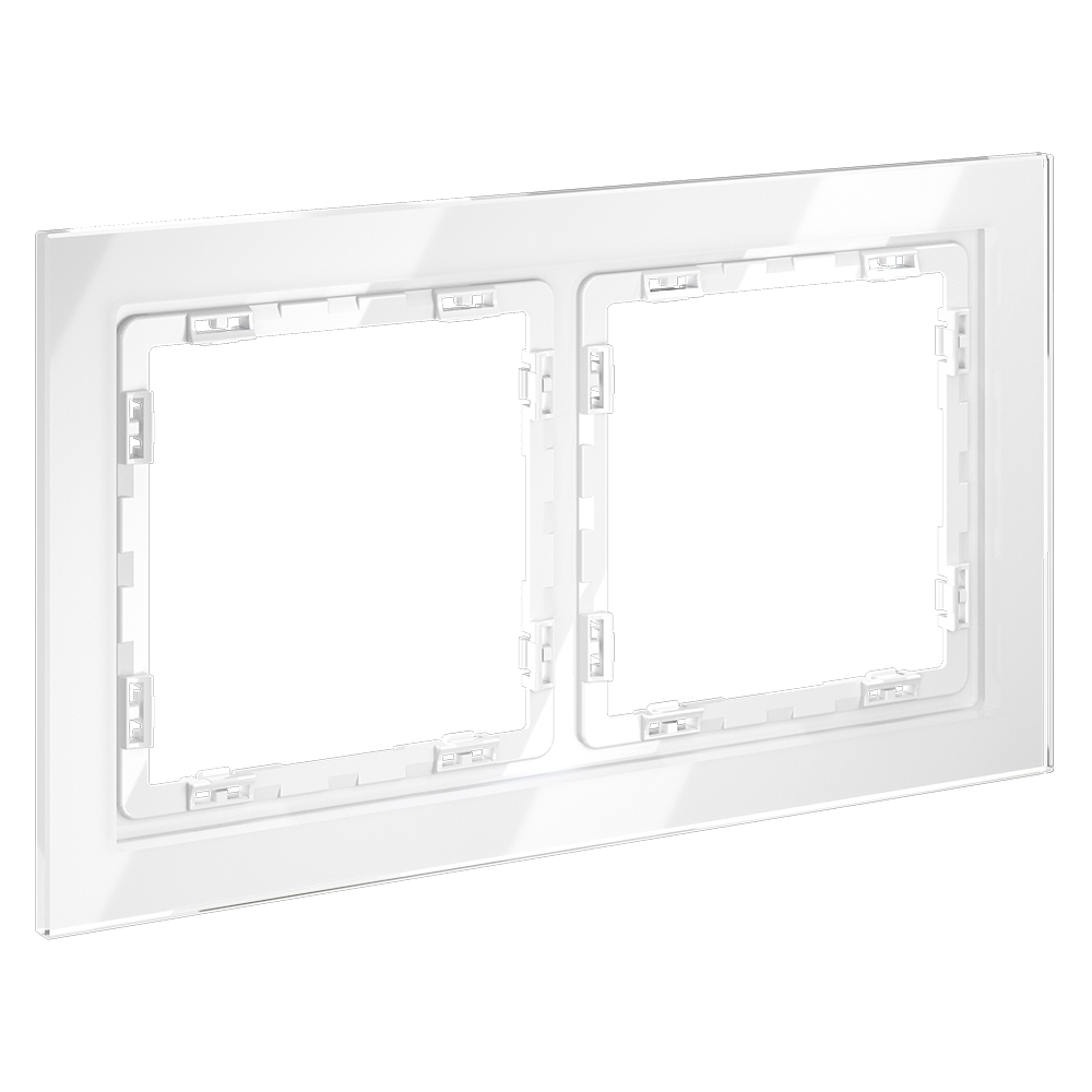 Рамка стеклянная VOLTUM S70 на 2 поста